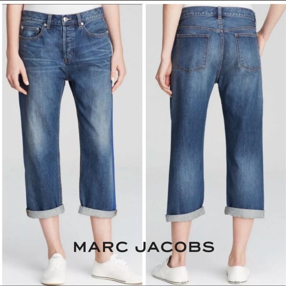 Marc Jacobs Annie Boyfriend Crop Jeans